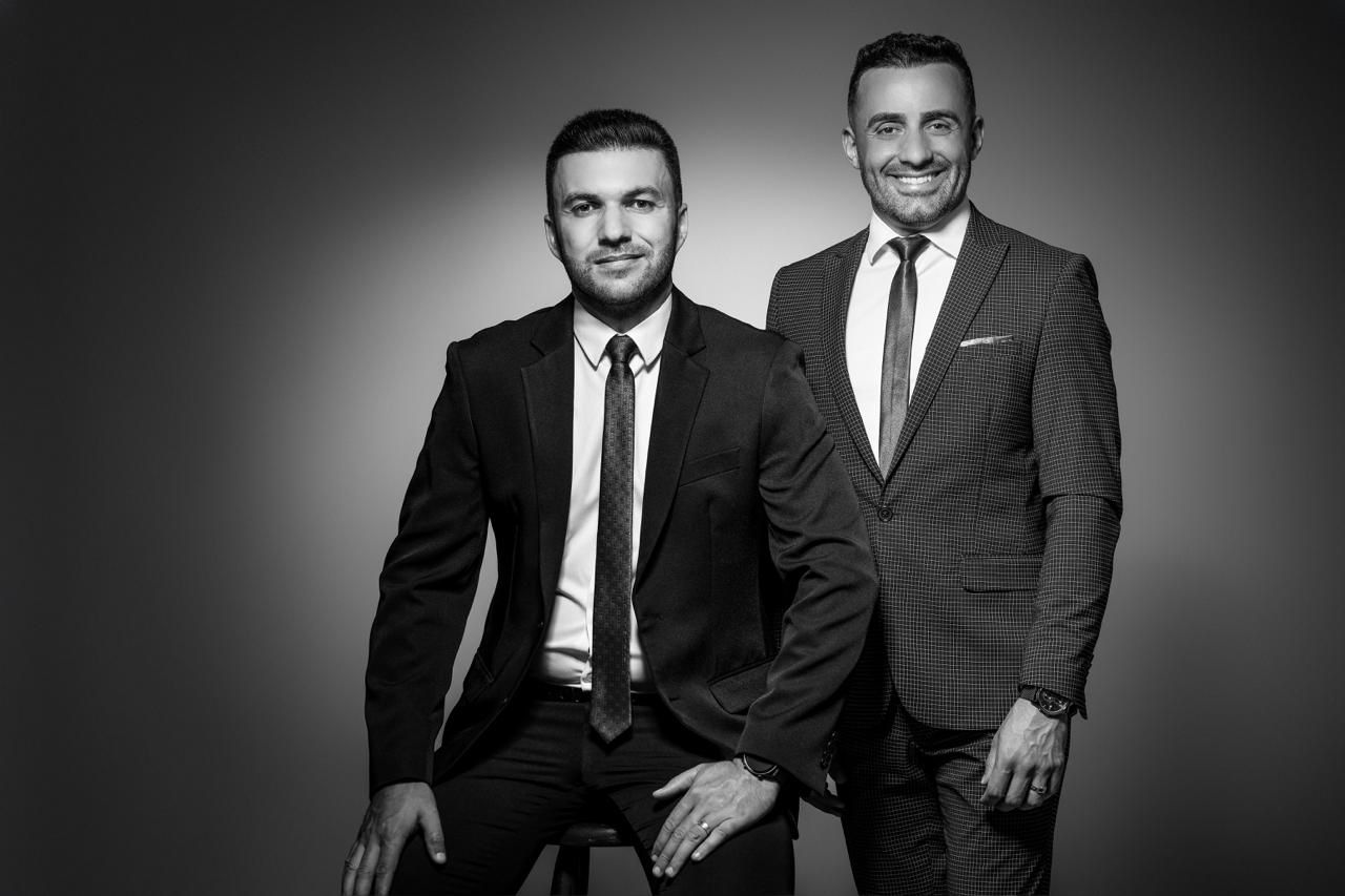 André Rodrigues e Farlandes Guimarães no estúdio